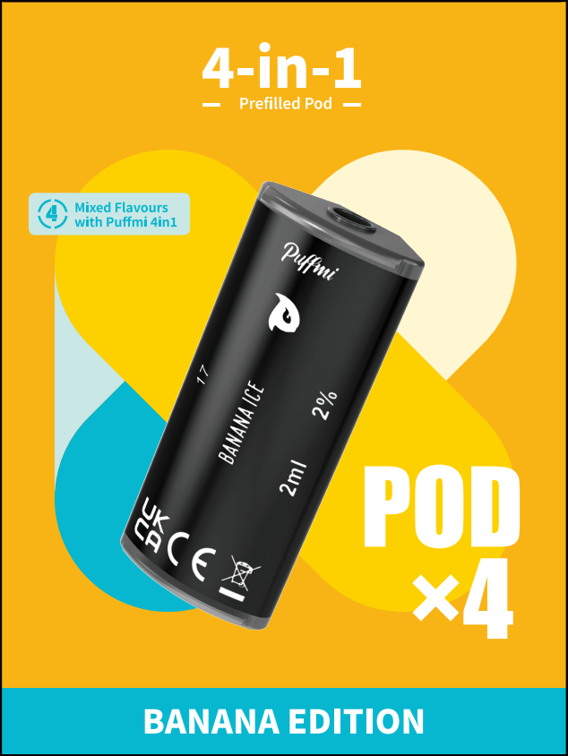 Puffmi 4in1 pods - Banana Edition 4x