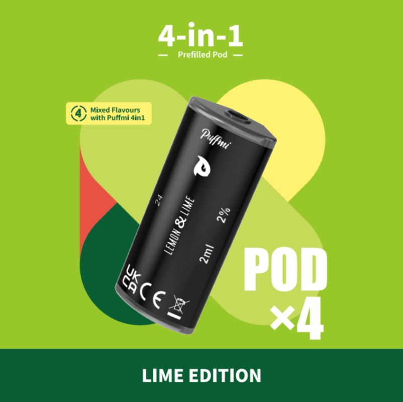 Puffmi 4in1 - Náplně 4x - Mixed Flavor Edition