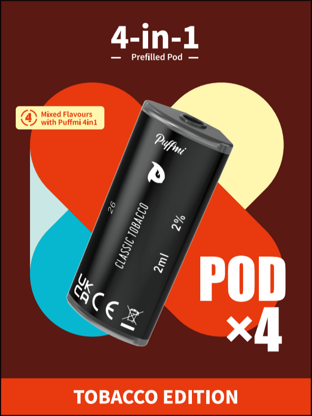 Puffmi 4in1 pods - Tobacco Edition 4x