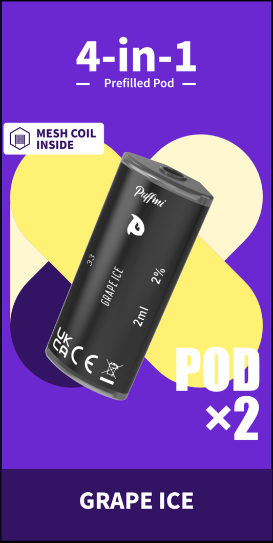 Puffmi 4in1 pods - Grape Ice 2x