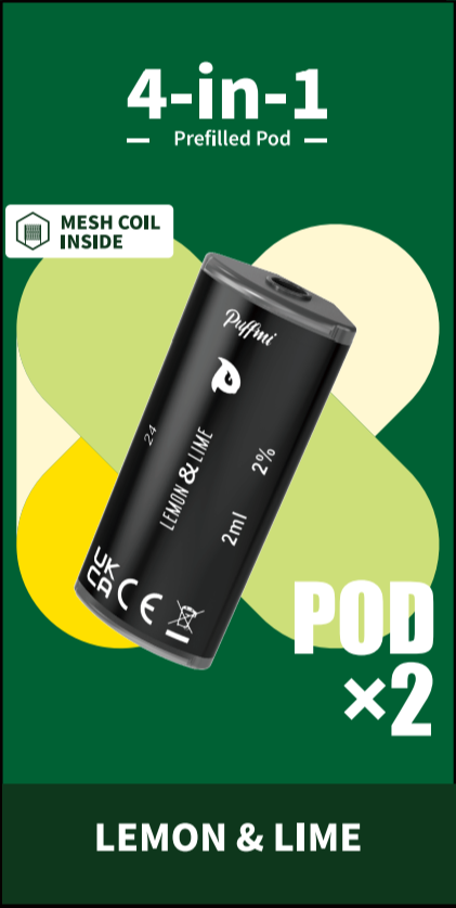 Puffmi 4in1 pods - Lemon & Lime 2x