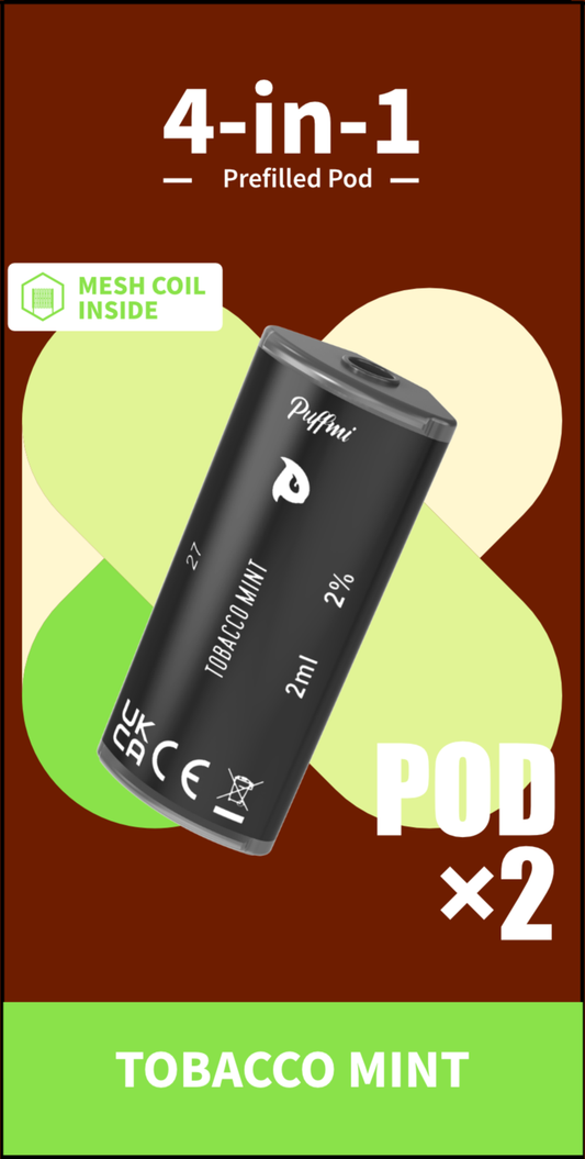 Puffmi 4in1 pods - Tobacco Mint 2x